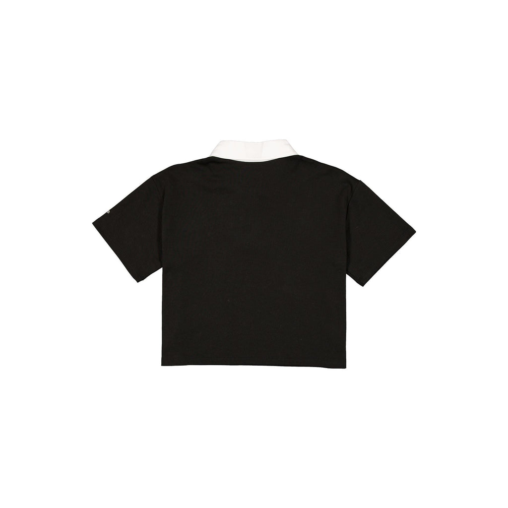 San Francisco 49ers Women's Cropped Black Polo