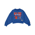 New York Knicks Women's Throwback Cropped Washed Crewneck