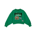 Boston Celtics Women's Throwback Cropped Washed Crewneck