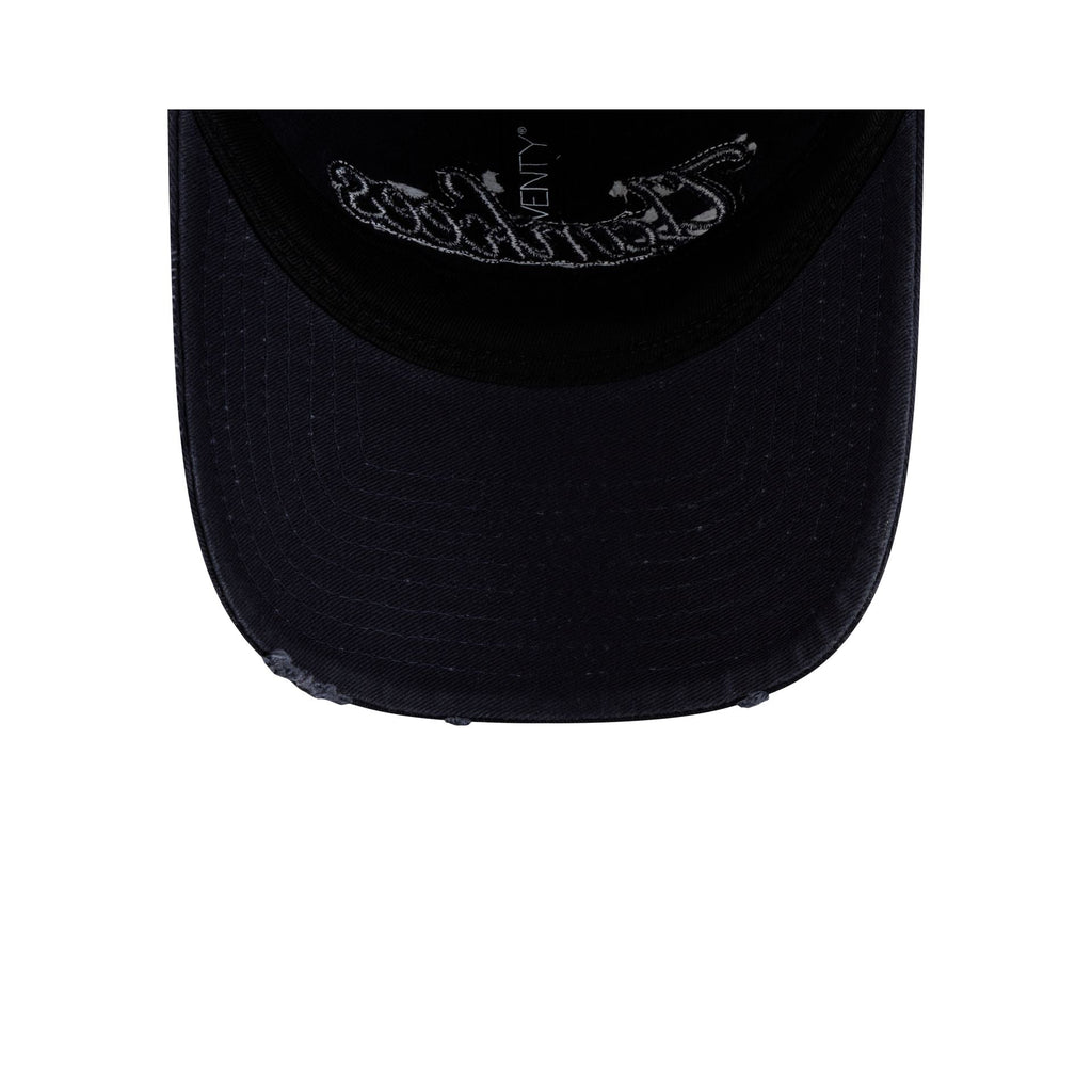 New York Yankees Distressed Wordmark 9TWENTY Adjustable Hat