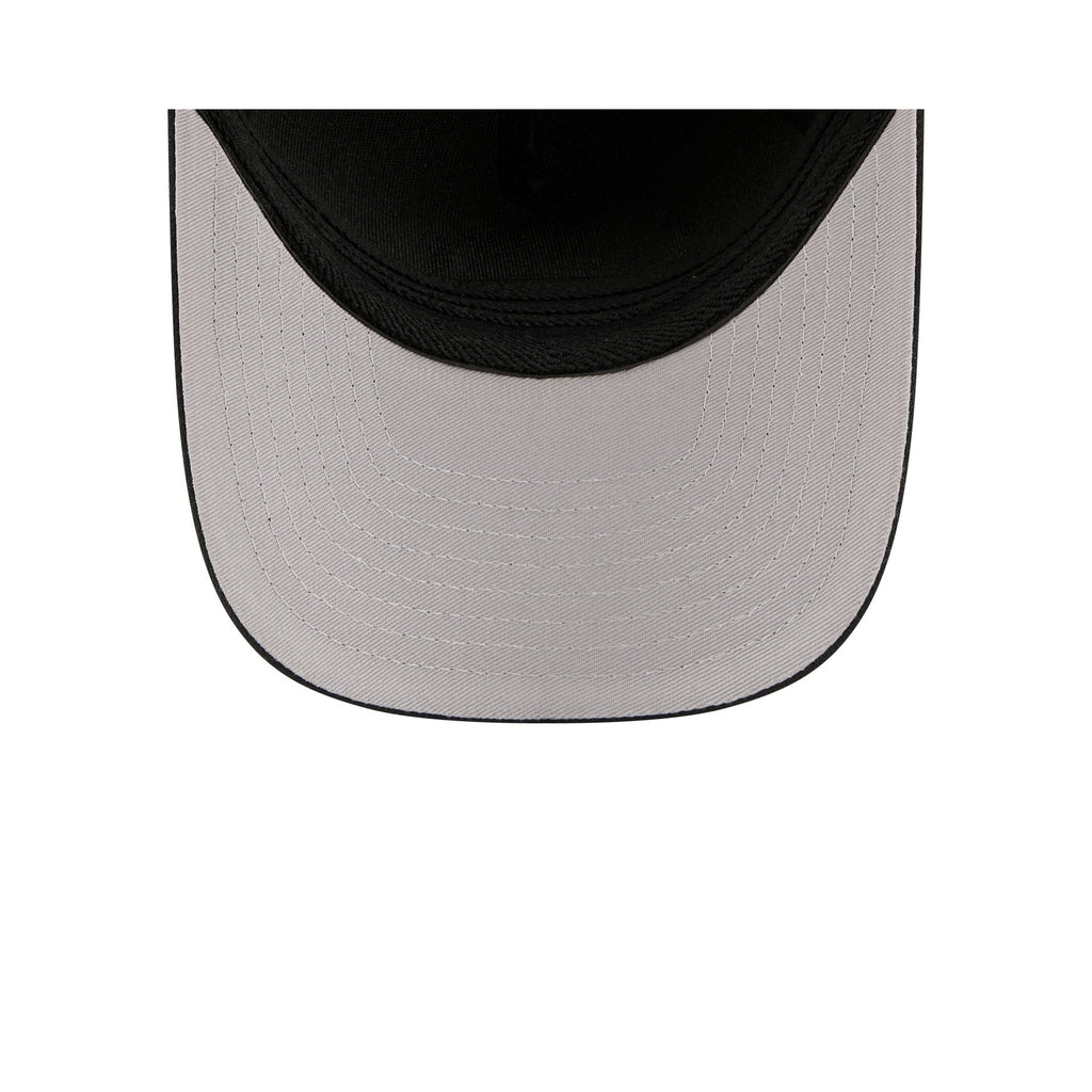 Kansas City Chiefs Poly Black & White 39THIRTY M-Crown A-Frame Stretch Fit Hat