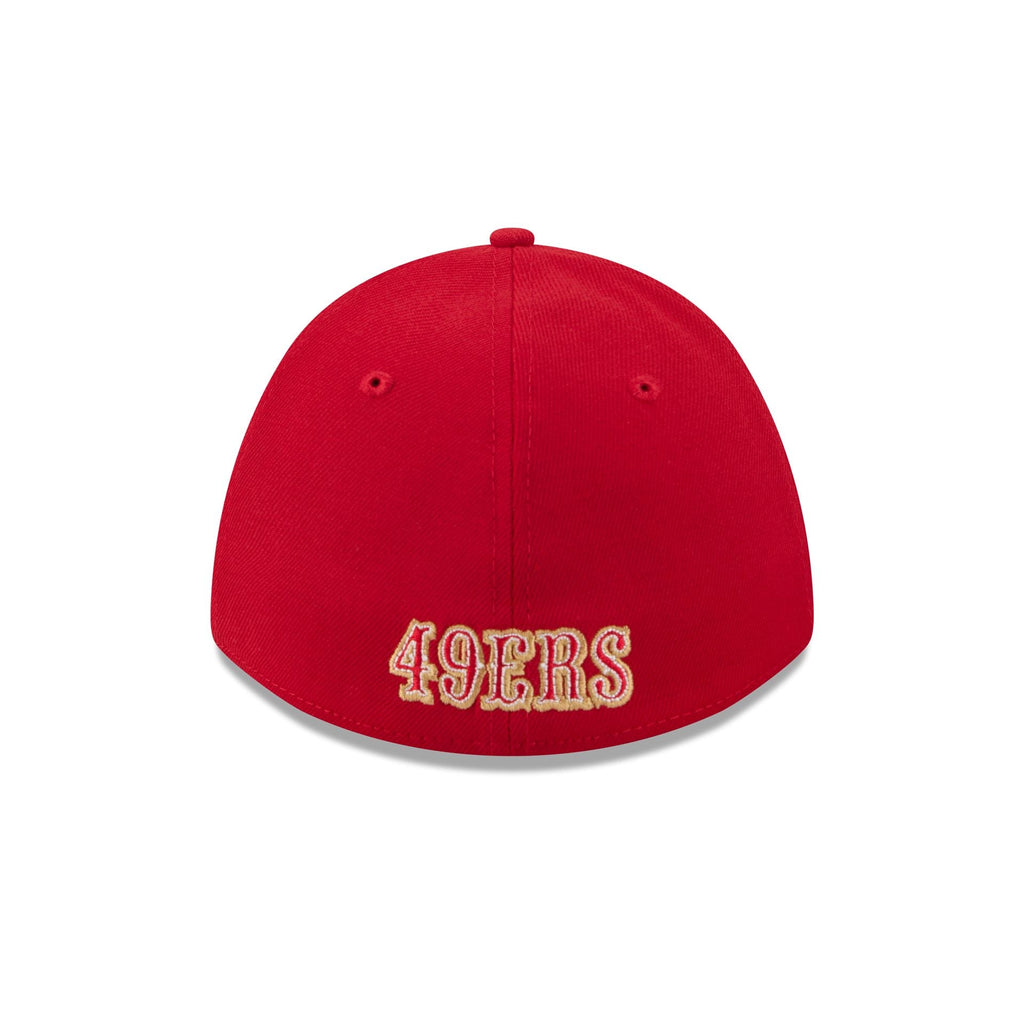 San Francisco 49ers Poly 39THIRTY M-Crown A-Frame Stretch Fit Hat