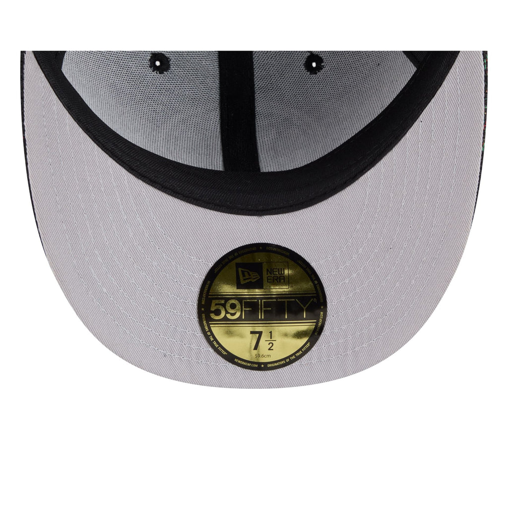 Charlotte Hornets Three Looms Jacquard Chenille 59FIFTY Fitted Hat