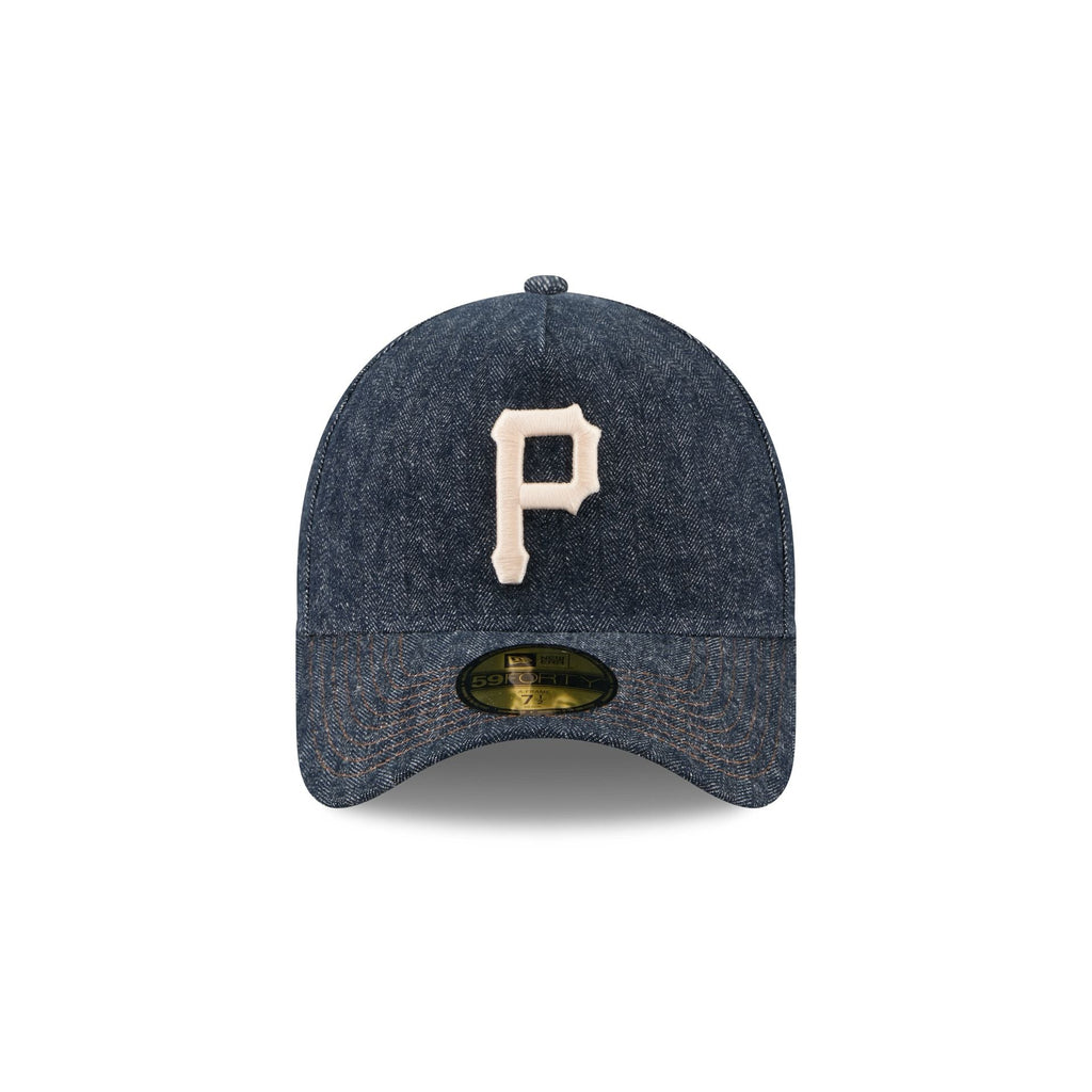 Pittsburgh Pirates Denim 59FORTY A-Frame Fitted Hat