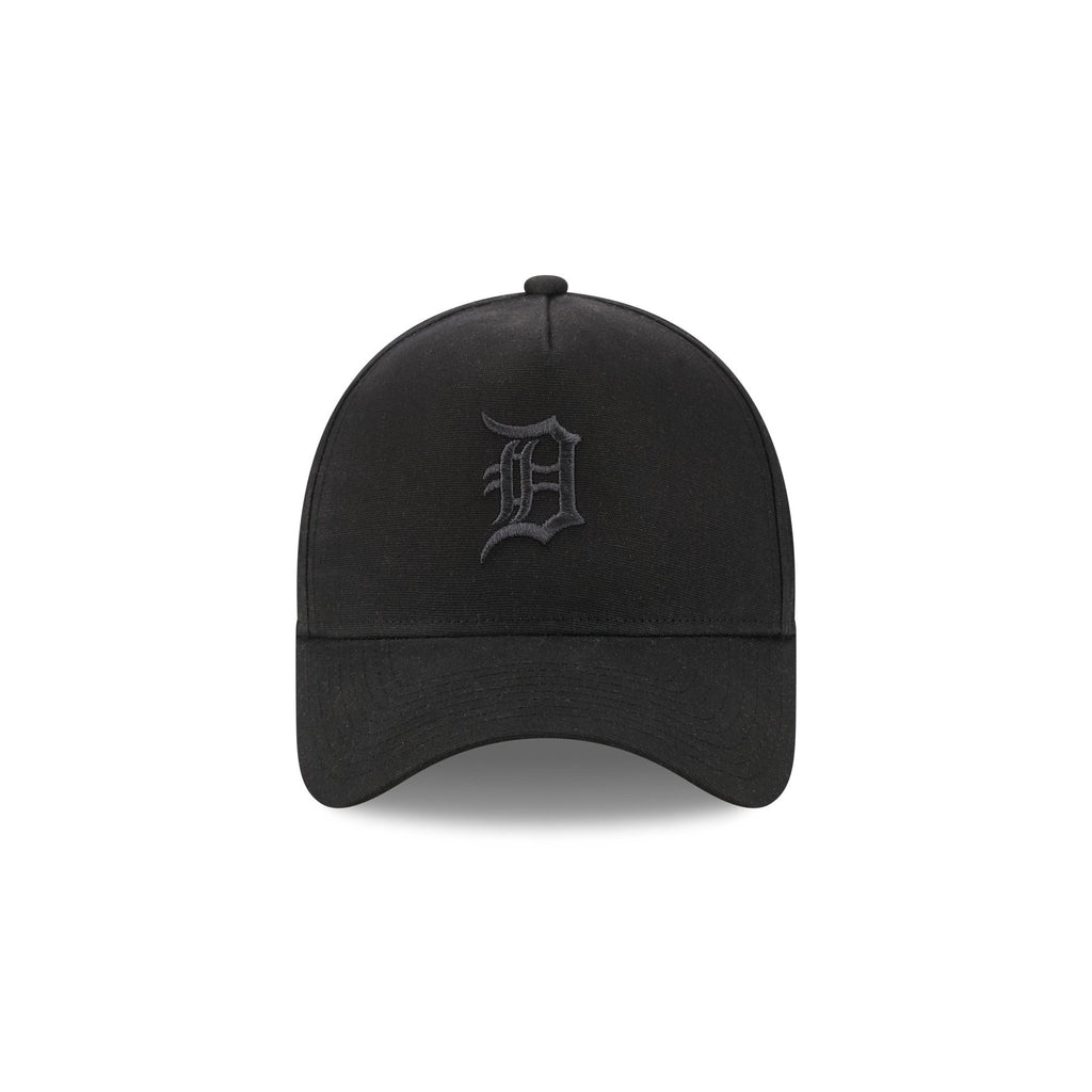 Detroit Tigers Waxed Canvas Black 59FORTY A-Frame Fitted Hat