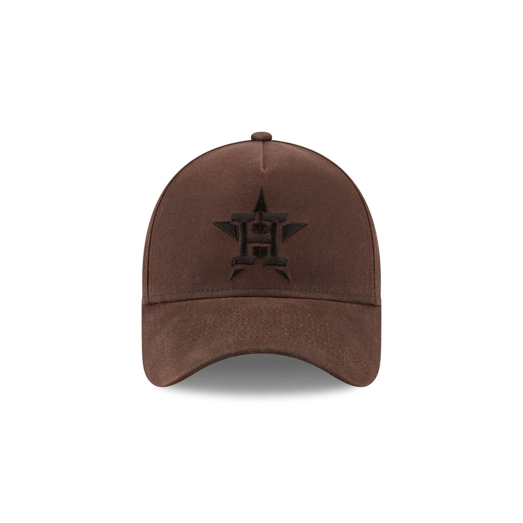 Houston Astros Waxed Canvas Brown 59FORTY A-Frame Fitted Hat