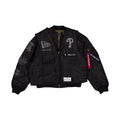 Alpha Industries x Philadelphia Phillies Black 2-in-1 MA-1 Flight Jacket + Vest