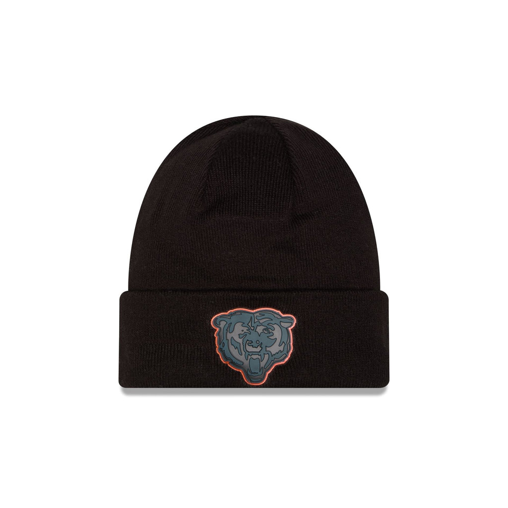 Chicago Bears All Black Beanie Hat