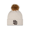 San Diego Padres Women's Sandy Linen Pom Knit Hat