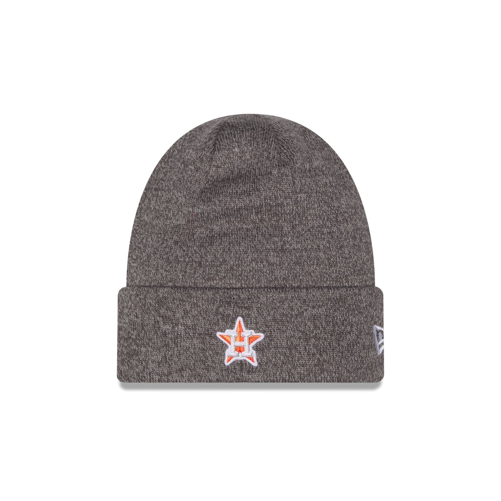 Houston Astros Heather Gray Tonal Beanie Hat