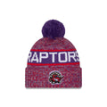 Toronto Raptors Tri Color Pom Knit Hat