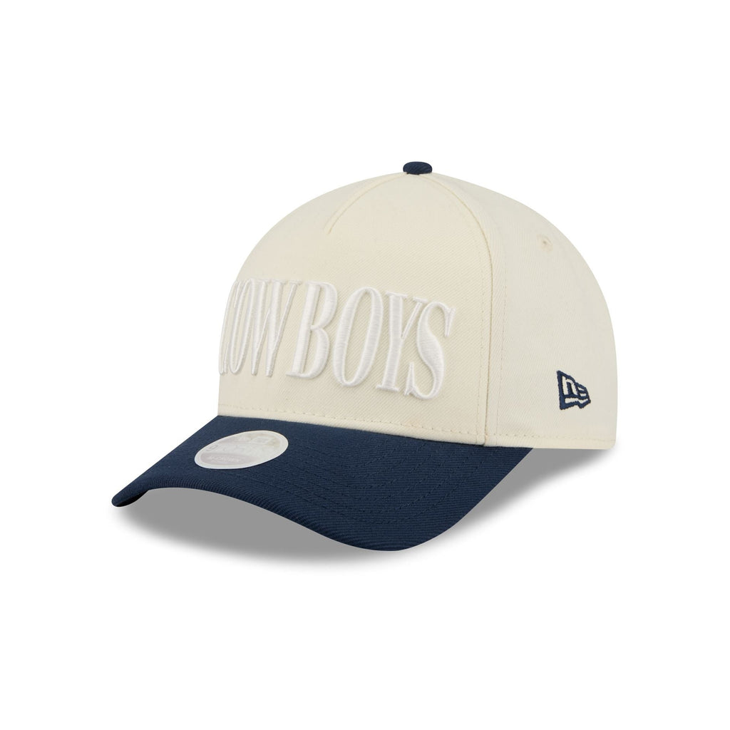 Dallas Cowboys Two Tone Chrome Women's 9FORTY M-Crown A-Frame Snapback Hat