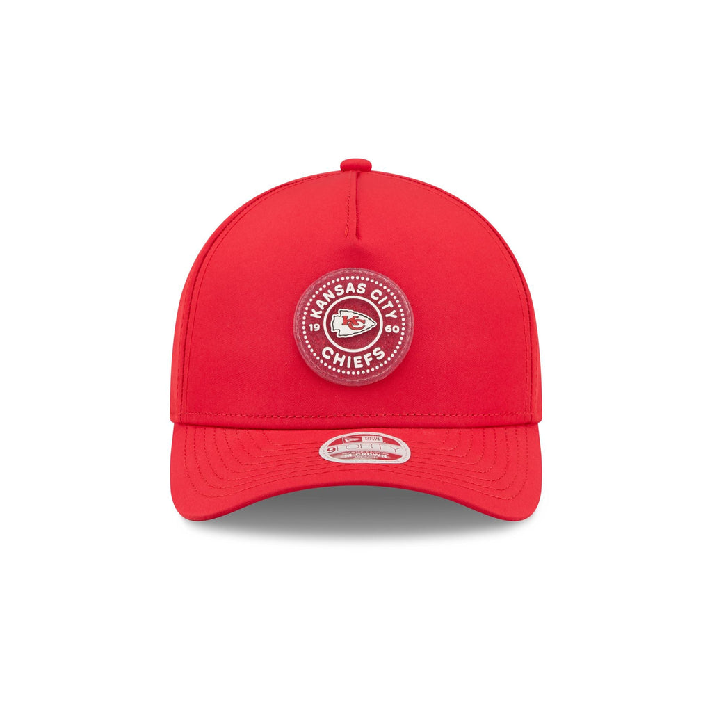 Kansas City Chiefs Glitter Patch Women's 9FORTY M-Crown A-Frame Snapback Hat