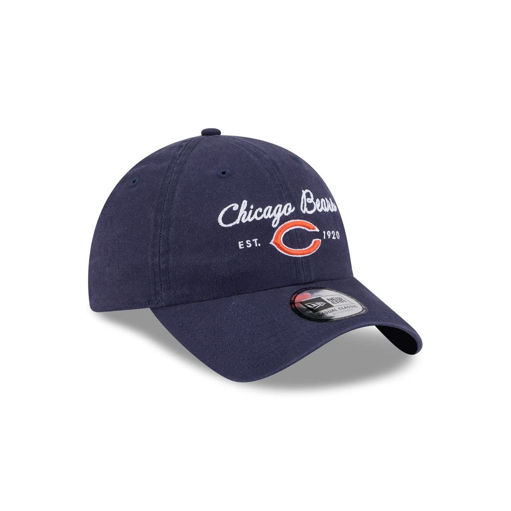 Chicago Bears Script Wordmark Casual Classic Adjustable Hat