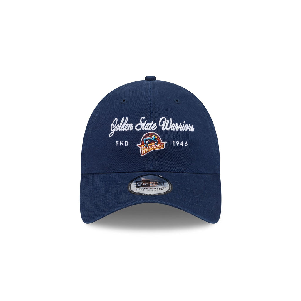 Golden State Warriors Script Wordmark Casual Classic Adjustable Hat