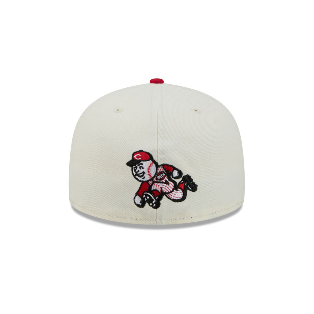 Cincinnati Reds Deceptor Chrome White 59FIFTY Fitted Hat