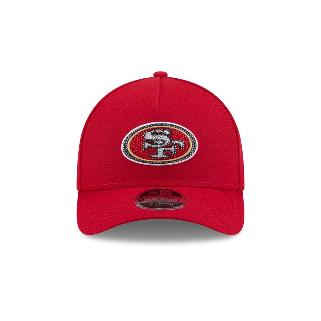 San Francisco 49ers Rhinestone Patch 9FORTY M-Crown A-Frame Snapback Hat
