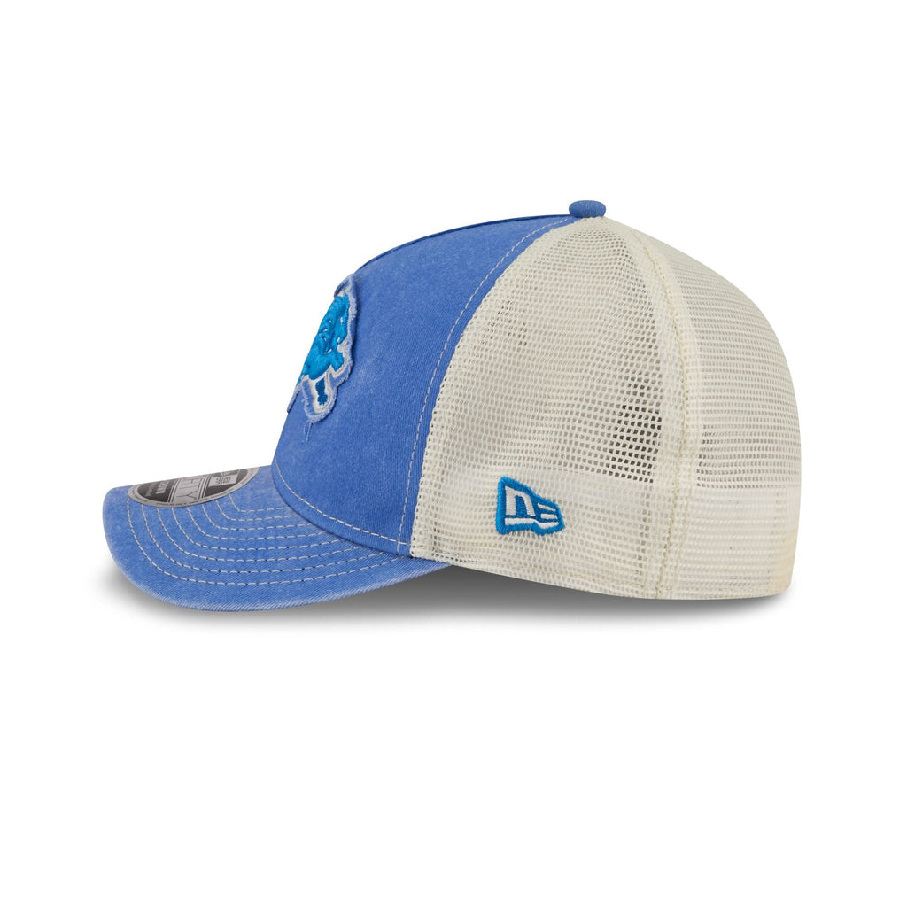 Detroit Lions Frayed Logo 9FORTY M-Crown A-Frame Trucker Hat