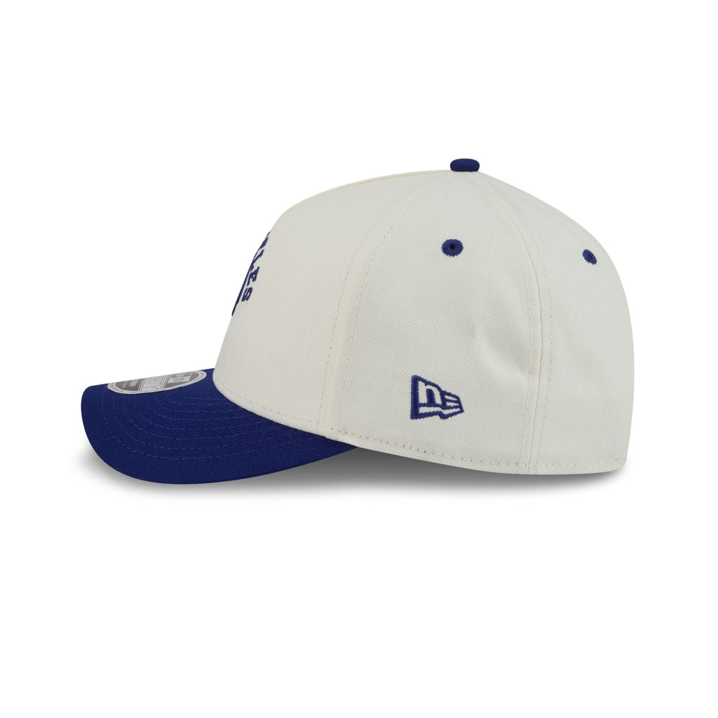 Los Angeles Dodgers Arched Graphic Chrome White 9FORTY M-Crown A-Frame Snapback Hat