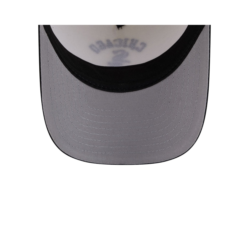 Chicago White Sox Arched Graphic Chrome White 9FORTY M-Crown A-Frame Snapback Hat