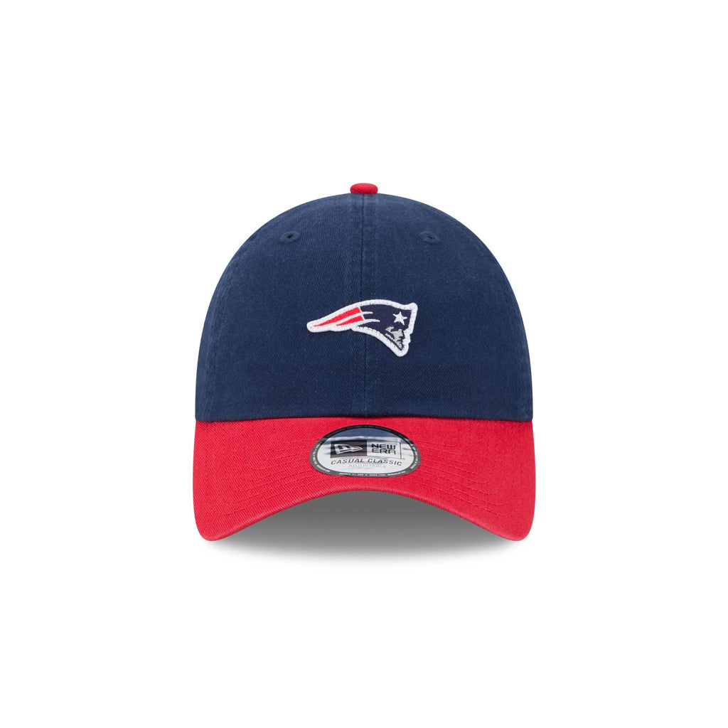 New England Patriots Mini Logo Two Tone Casual Classic Adjustable Hat