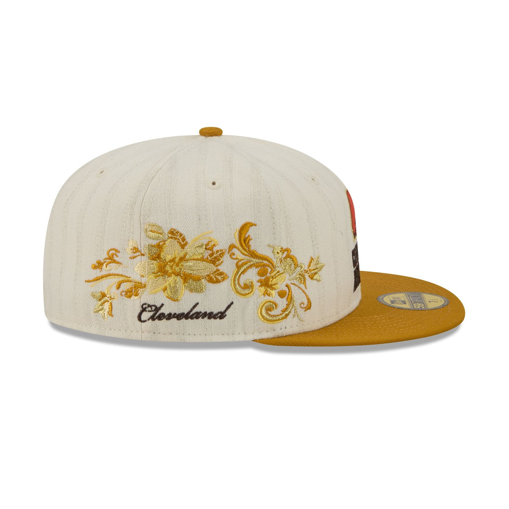Cleveland Browns Chrome Herringbone 59FIFTY Fitted Hat