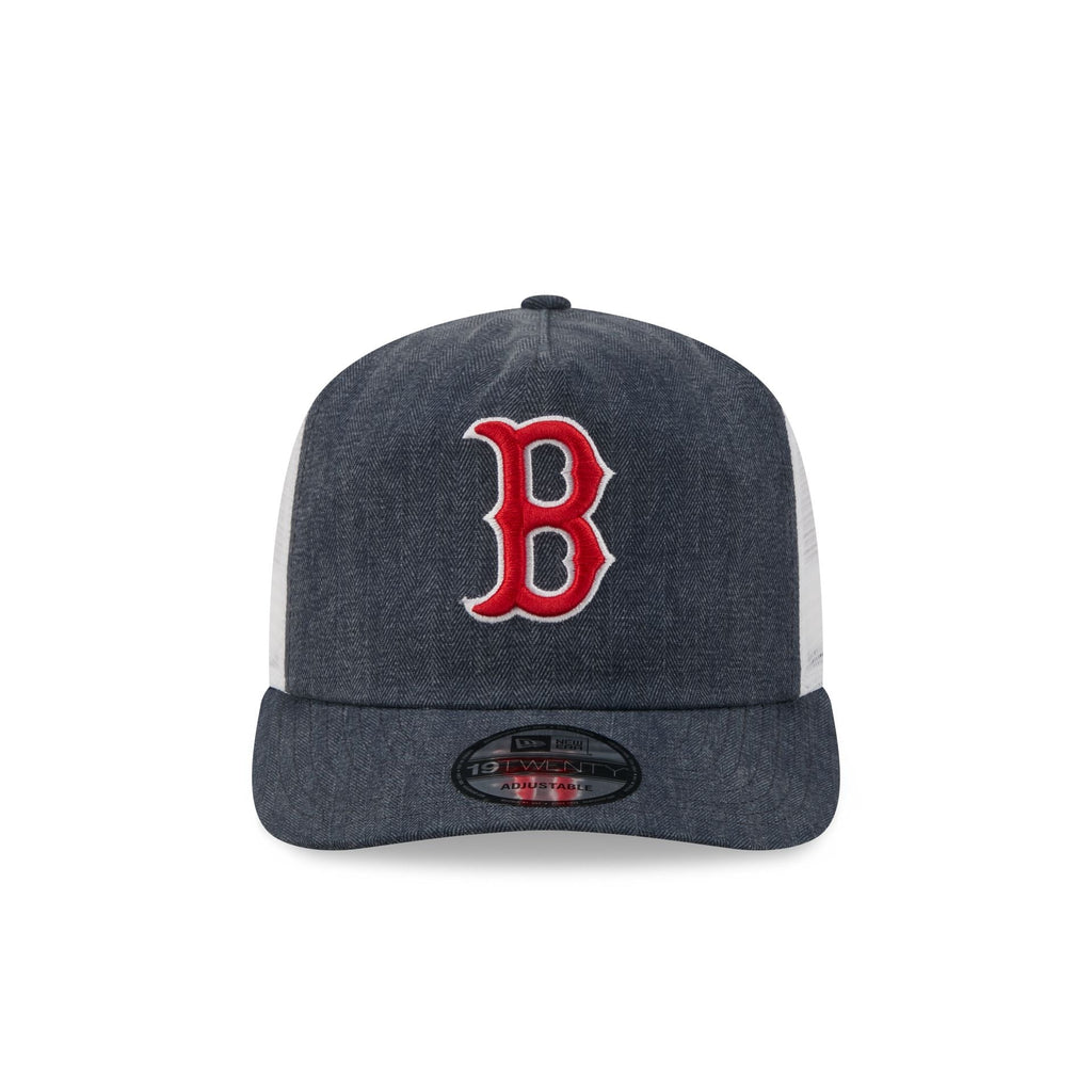 Boston Red Sox Herringbone Team Colors 19TWENTY Trucker Hat
