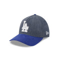 Los Angeles Dodgers Herringbone Team Colors 9TWENTY A-Frame Adjustable Hat