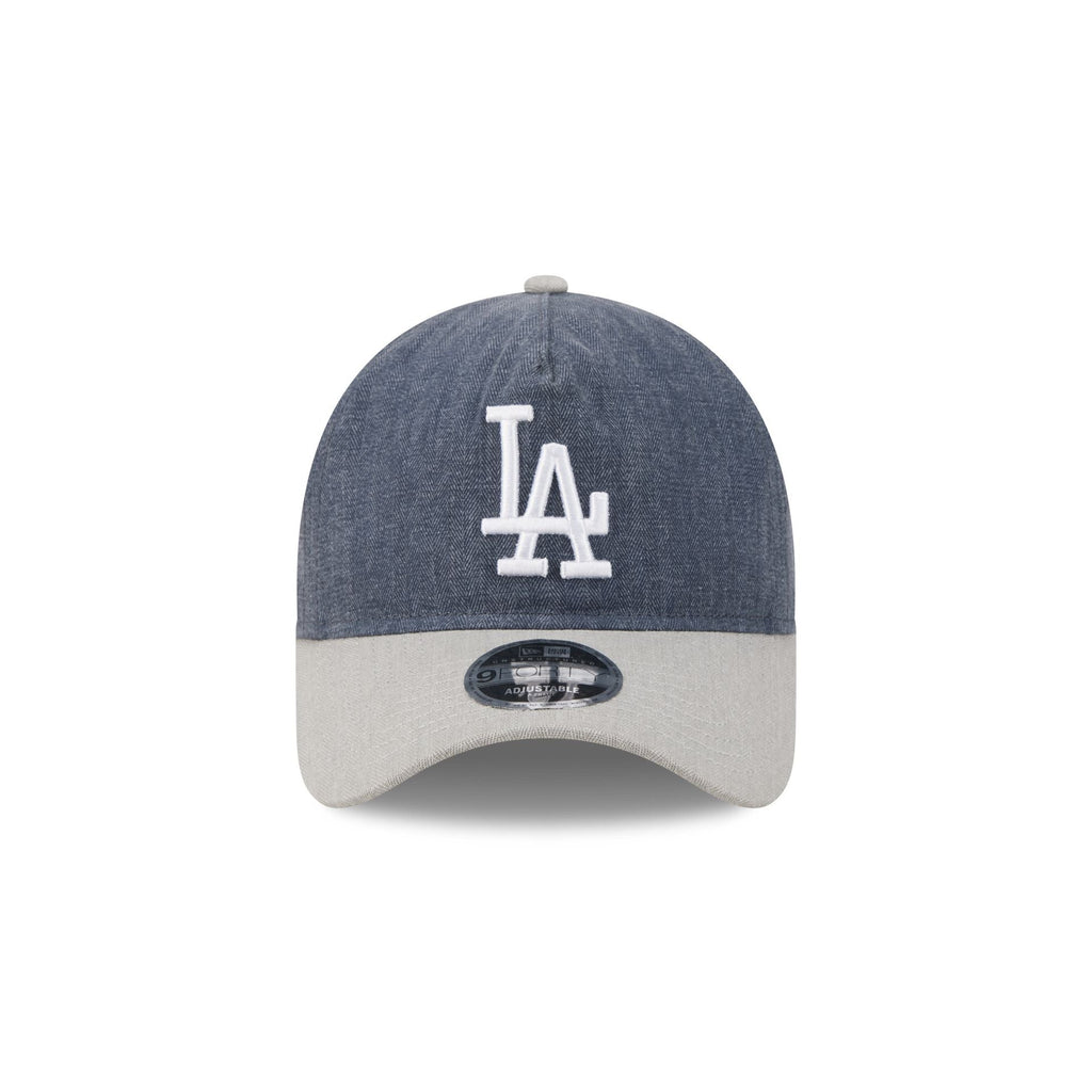 Los Angeles Dodgers Herringbone Team Colors 9FORTY A-Frame Adjustable Hat