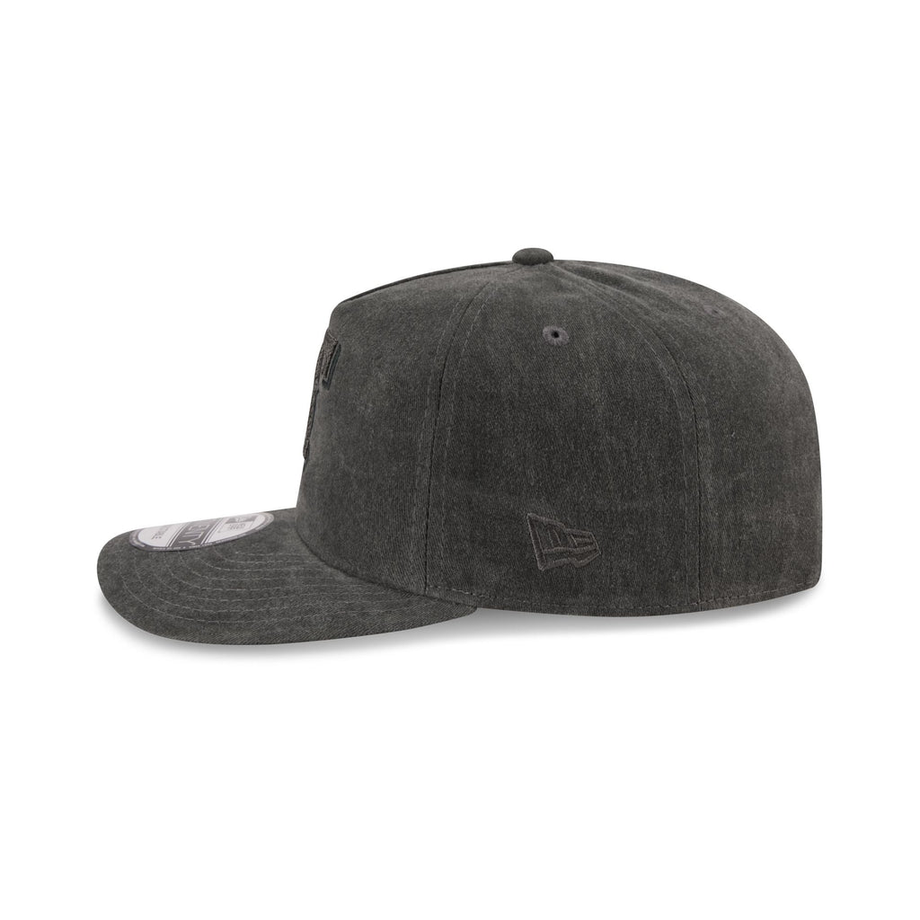 Texas Rangers Black Pigment Dye 19TWENTY Snapback Hat