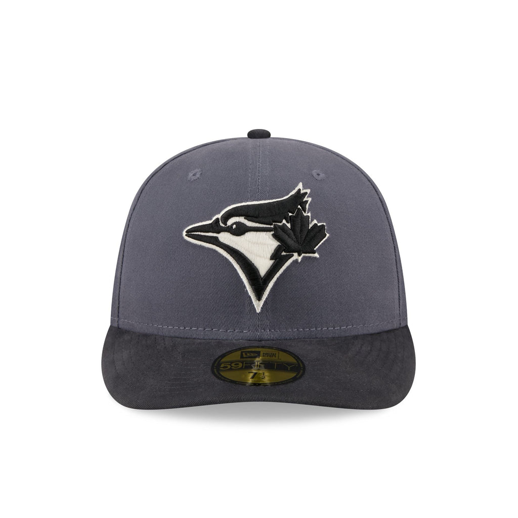 Toronto Blue Jays Graphite Twill 59FIFTY Fitted Hat