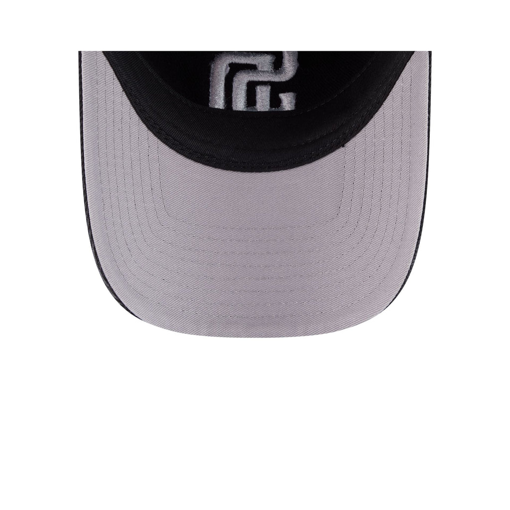 San Diego Padres Washed Black Denim 9FORTY A-Frame Unstructured Snapback Hat
