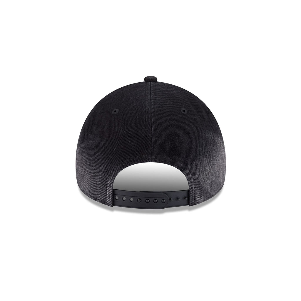 Chicago Cubs Washed Black Denim 9FORTY A-Frame Unstructured Snapback Hat
