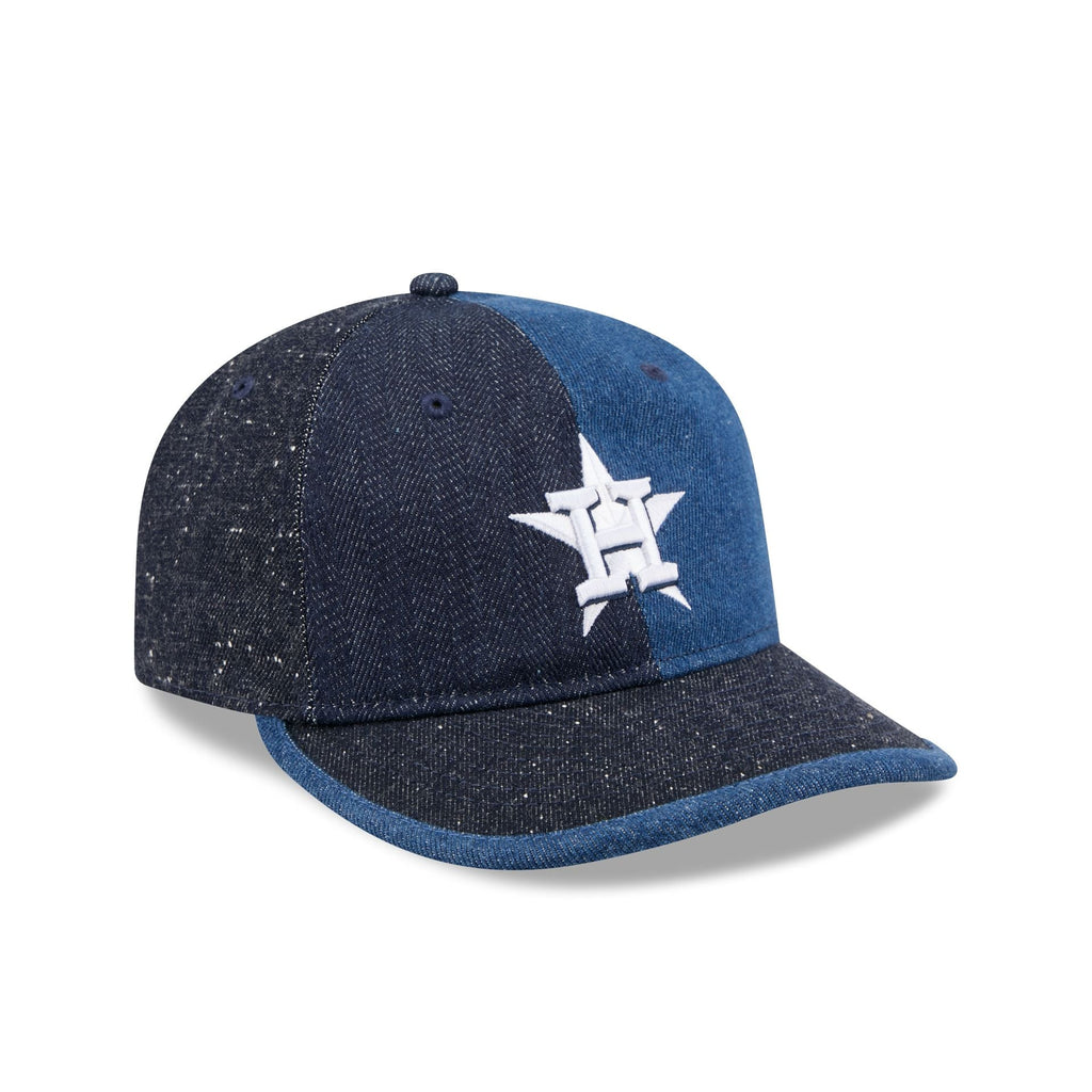 Houston Astros Multi-Panel Denim Retro Crown 59FIFTY Fitted Hat