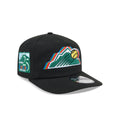 Colorado Rockies Multicolored Logo Black 19TWENTY Snapback Hat