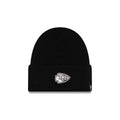 Kansas City Chiefs Cashmere Black Cuffless Knit Beanie Hat