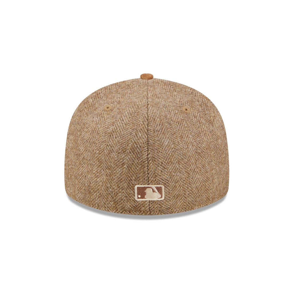 Atlanta Braves Moon Brisbane Moss Brown Visor 59FIFTY Fitted Hat