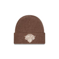 New York Knicks Woolen Tan Short Cuff Knit Beanie Hat