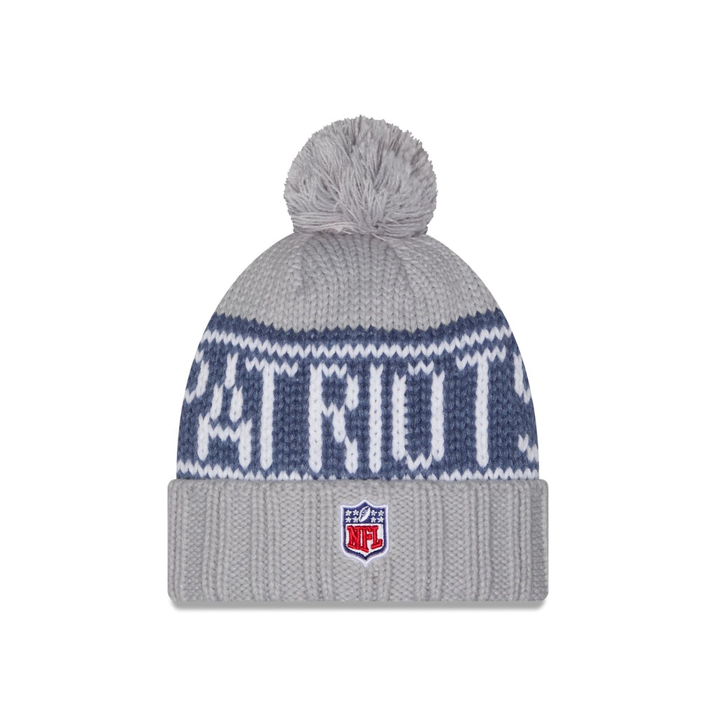 New England Patriots 2026 Rivalries Women's Pom Knit Hat