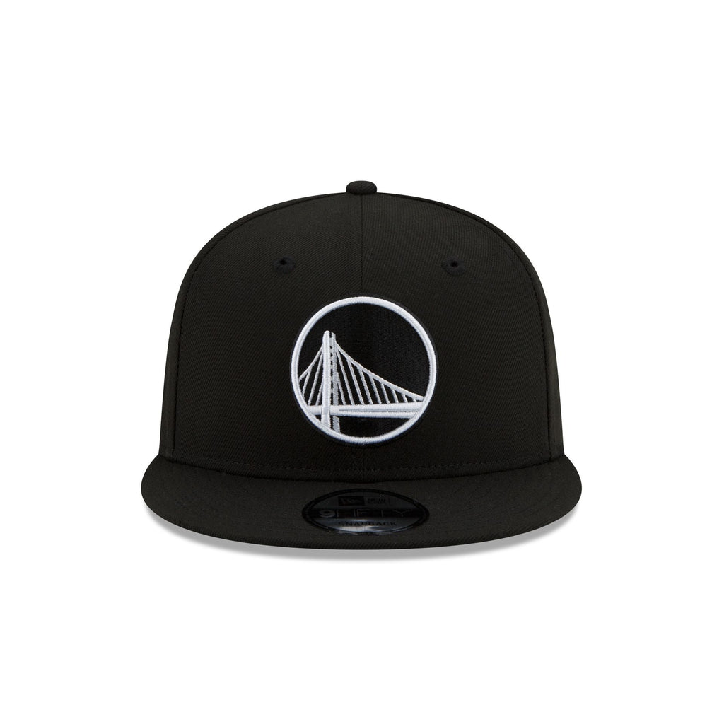 Golden State Warriors Basic Black & White 9FIFTY Snapback Hat