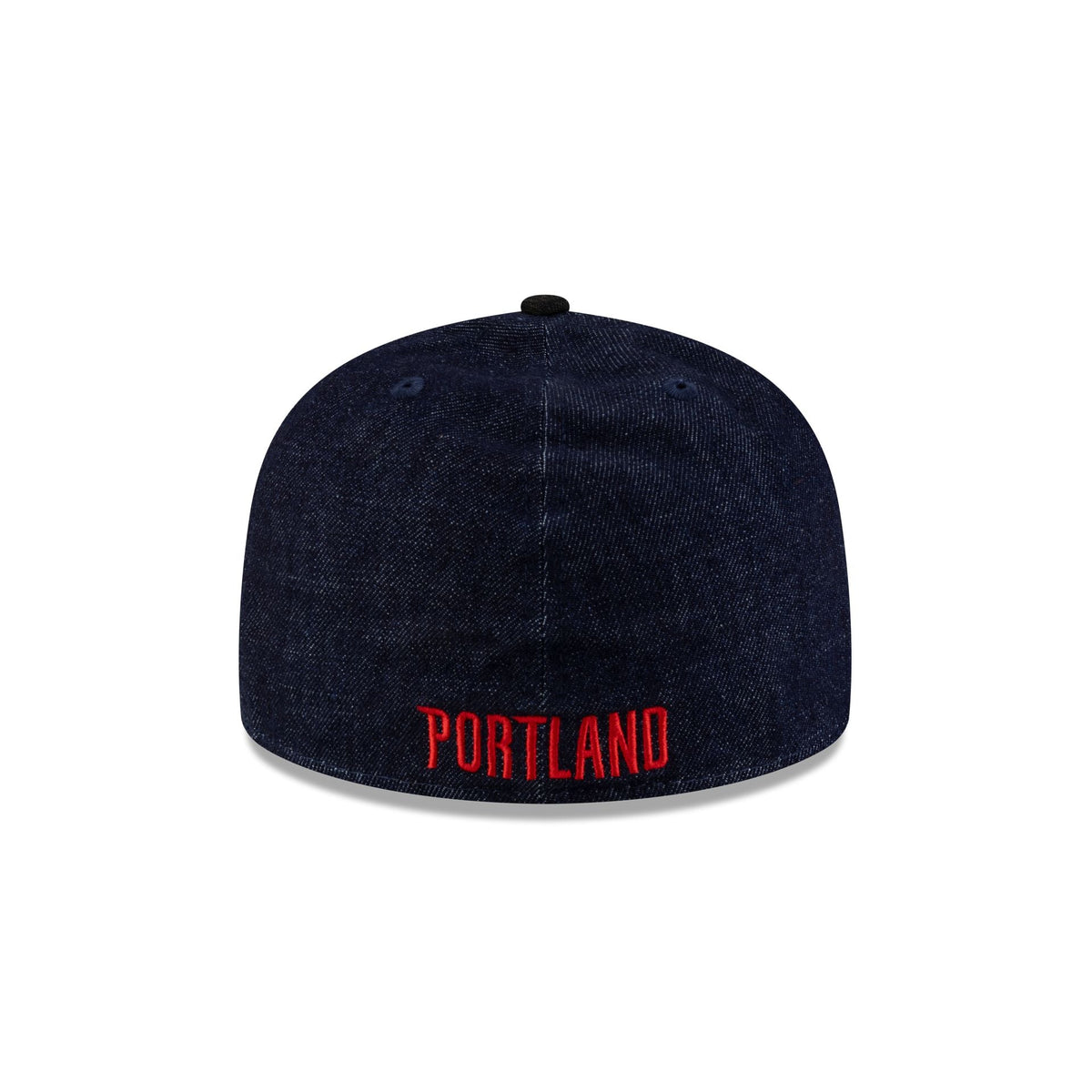 Portland Trail Blazers Navy Denim 59FIFTY A-Frame Fitted Hat