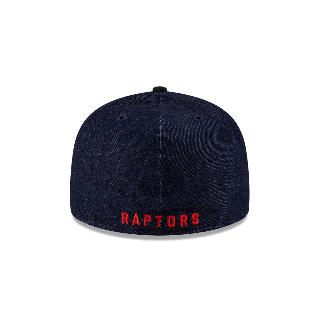 Toronto Raptors Navy Denim 59FIFTY A-Frame Fitted Hat