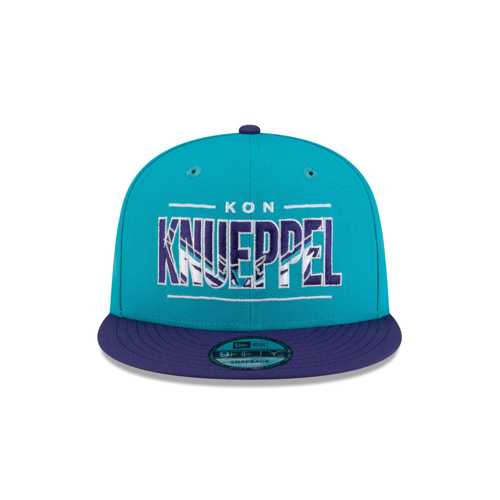 Charlotte Hornets Kon Knueppel Wordmark 9FIFTY Snapback Hat