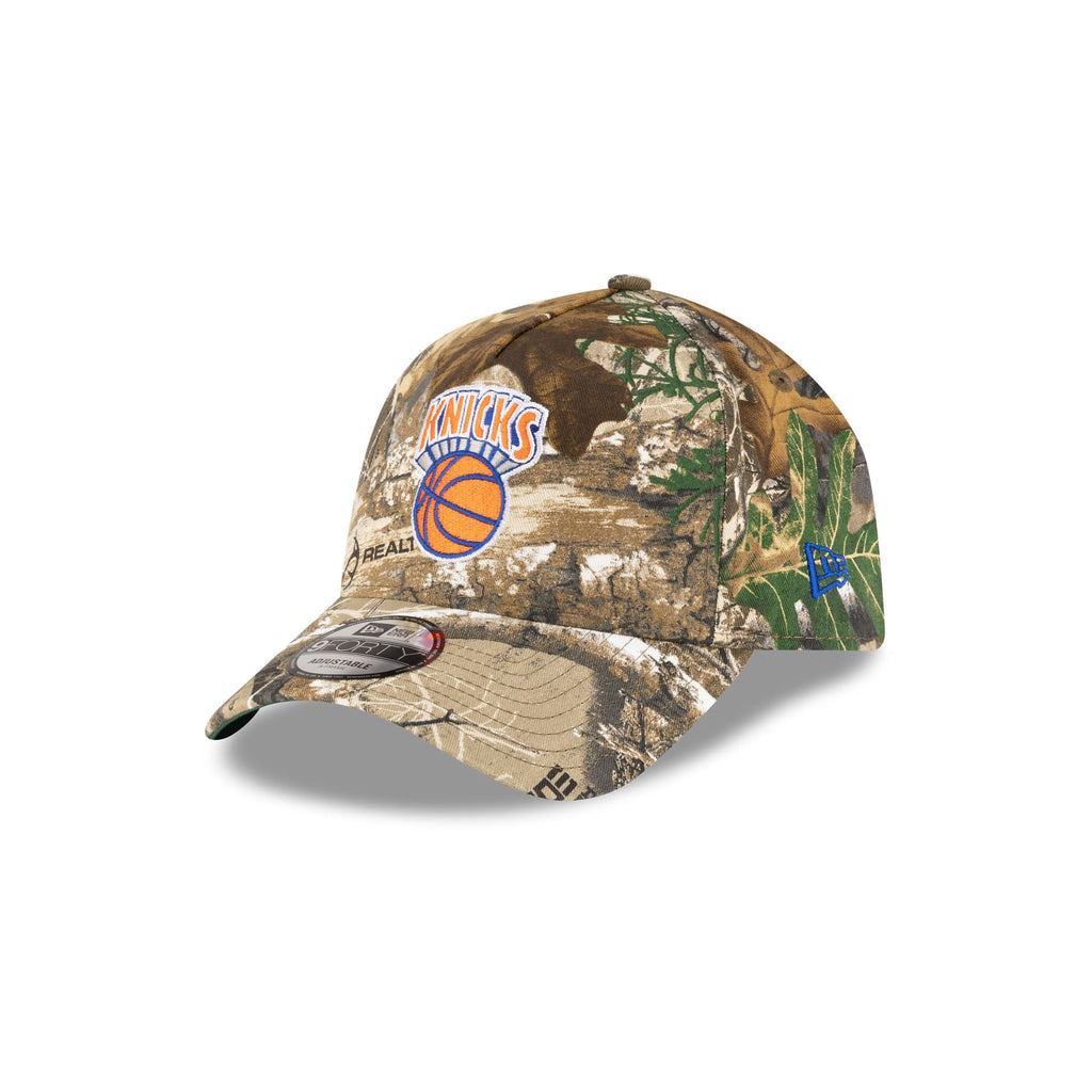 New York Knicks 1964-1992 Hardwood Classics Realtree 9FORTY A-Frame Snapback Hat