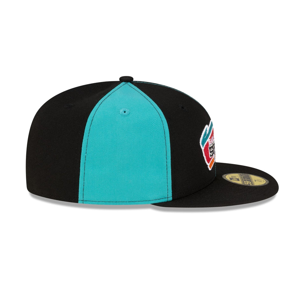 San Antonio Spurs Hardwood Classics 80s Pinwheel 59FIFTY Fitted Hat