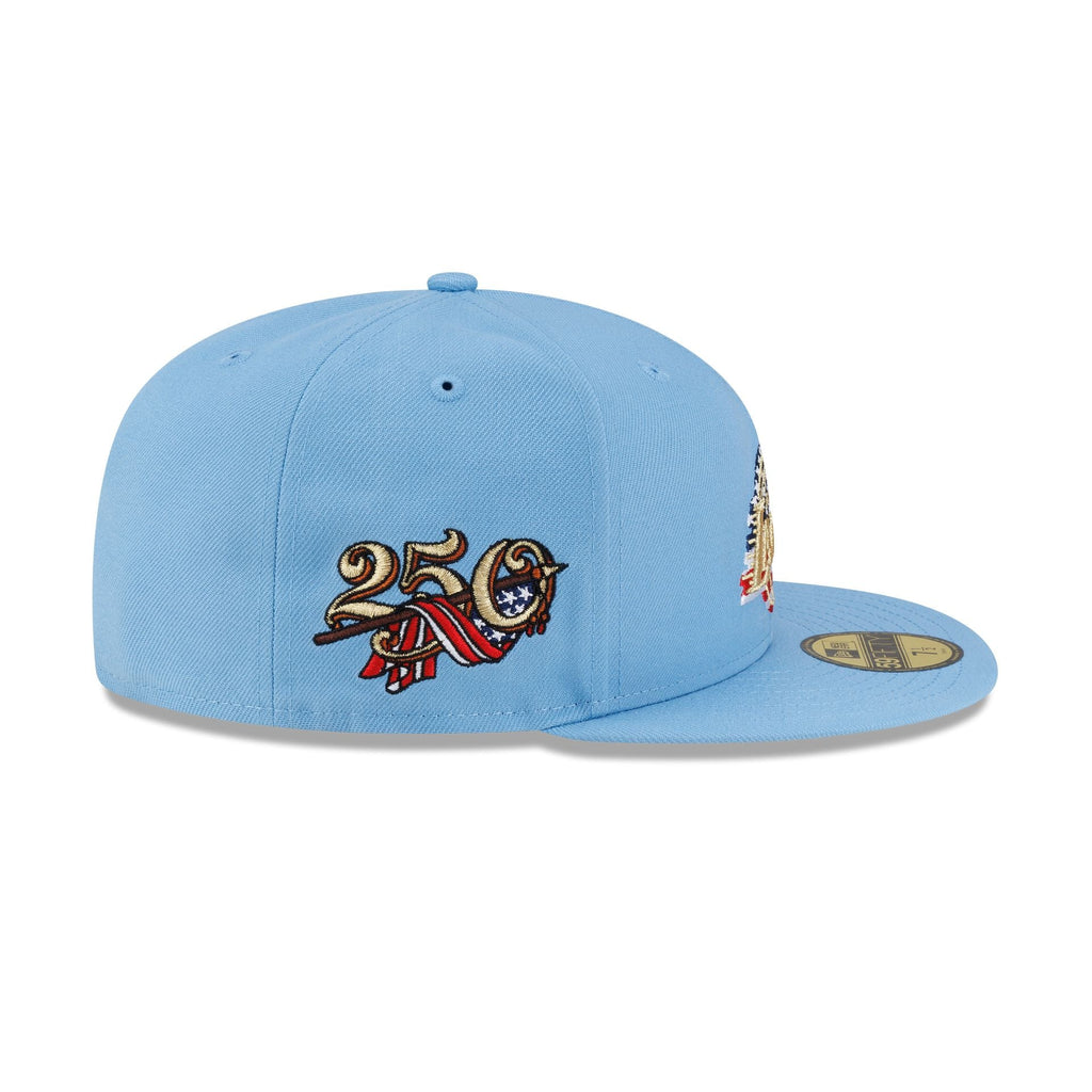 Los Angeles Lakers Red. White & Blue 59FIFTY Fitted Hat