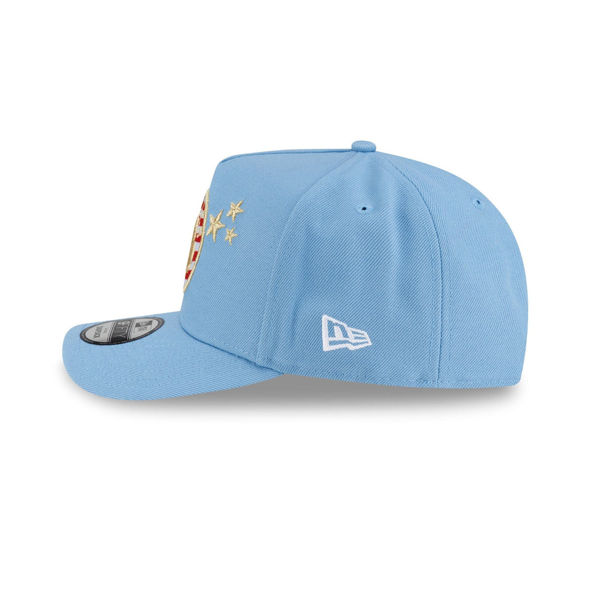 Boston Celtics Red. White & Blue 9FIFTY A-Frame Snapback Hat