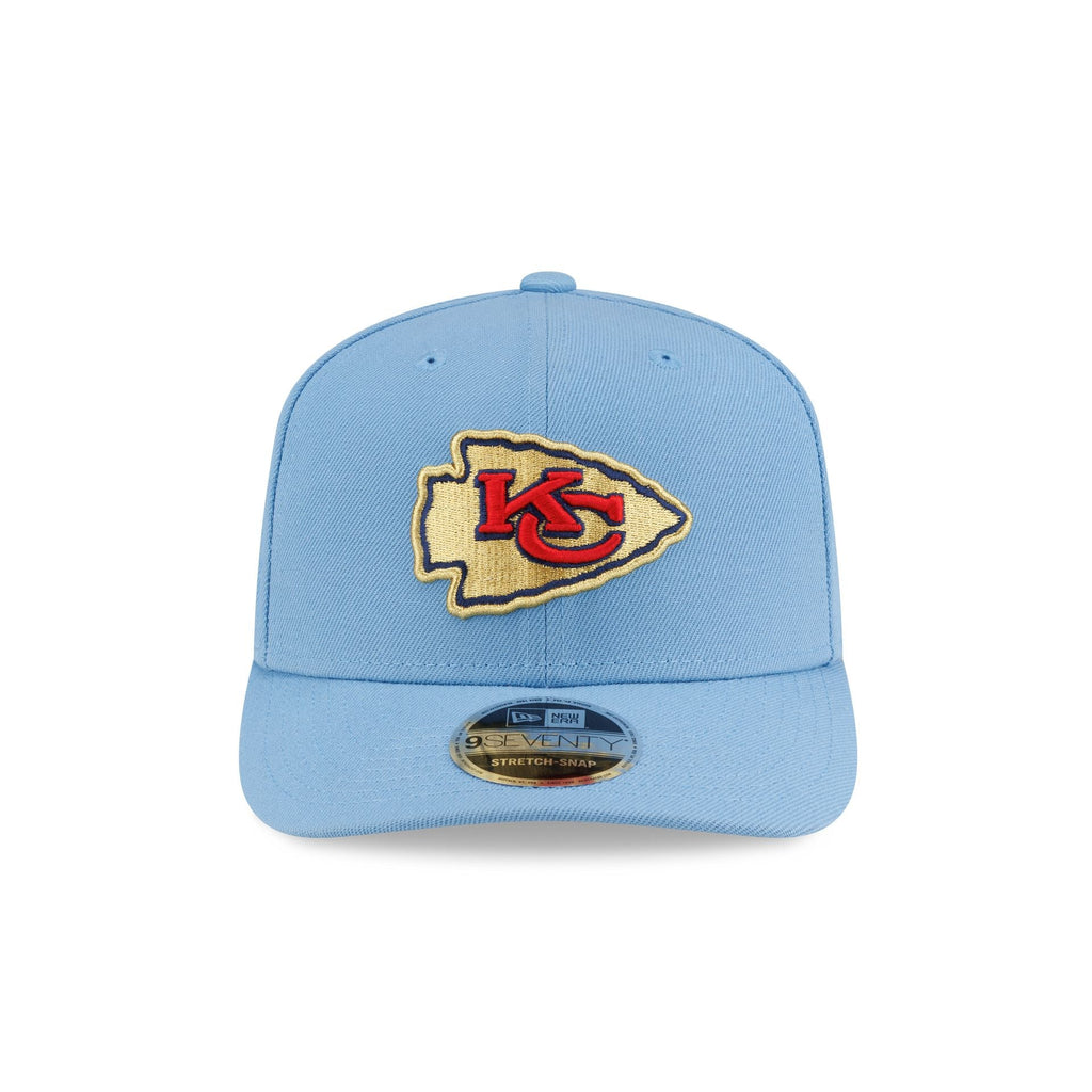Kansas City Chiefs Red. White & Blue 9SEVENTY Stretch-Snap Hat