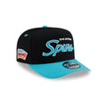 San Antonio Spurs Hardwood Classics 90s Script 9FIFTY A-Frame Snapback Hat