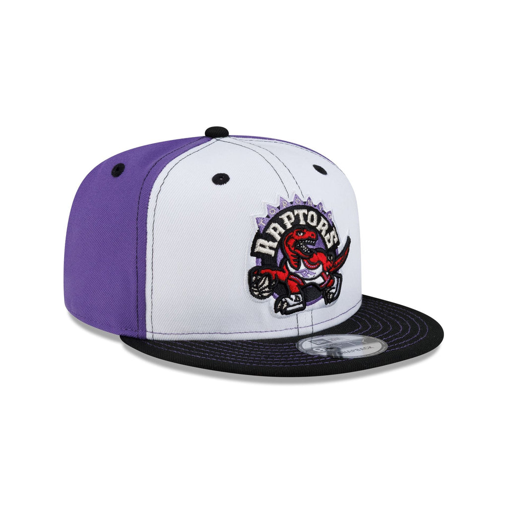 Toronto Raptors Hardwood Classics 2000s White Stitch 9FIFTY Snapback Hat